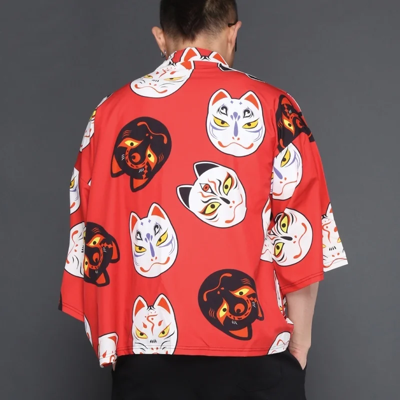 Кимоно Yukata haori мужское кимоно кардиган костюм самурая одежда пиджак рубашка yukata