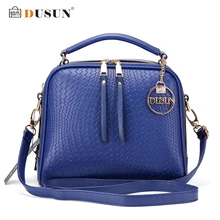 Dusun de lujo tejer patrón mujeres feminina famosos bolsos de diseño de hombro mensajero bolso de la mujer de moda bolsa de asas casual