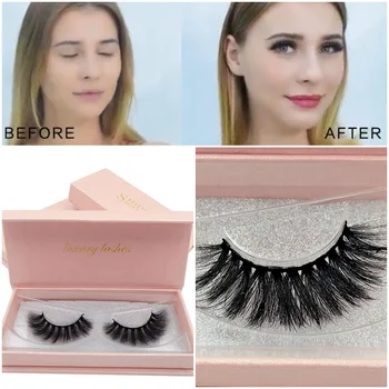 

1.6CM 1 Pairs Faux Mink Lashes Strip False Eyelashes Natural Fake Eye Lashes Long 3D Mink Eyelashes Extension Makeup Full Strip