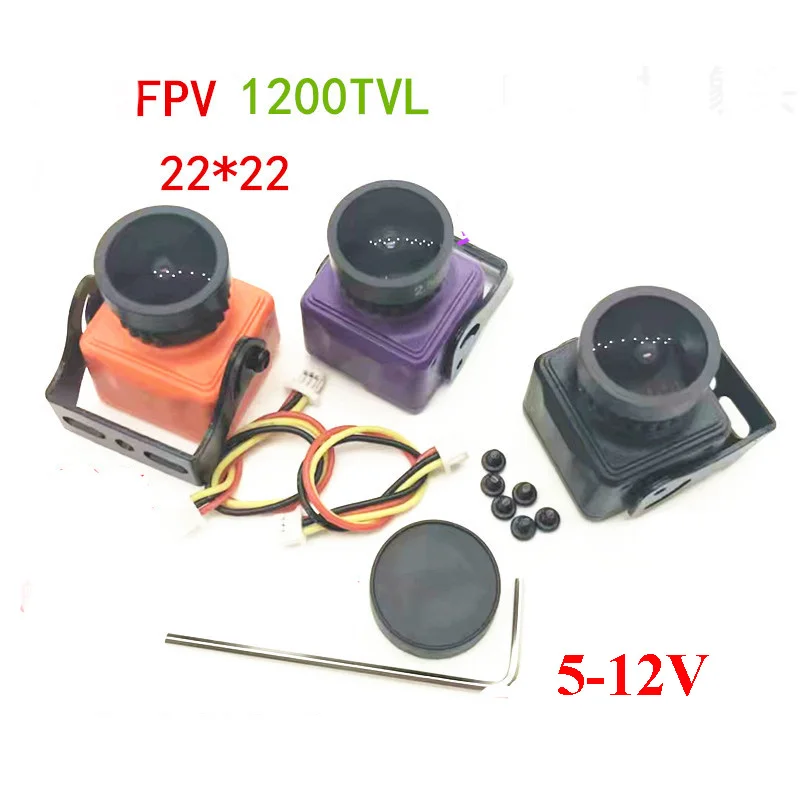 1 шт. 1/3 &quotCOMS 1200TVL 22*22 мм FPV камера 2 1/2 5 широкоугольный 12 В HD Cam объектив 1/1. 27&quot 5MP RC