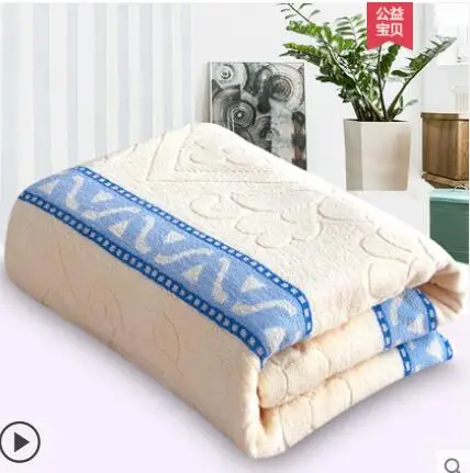 

Towels are cotton single blanket thin section summer double old nostalgic towel blanket blanket quilt summer