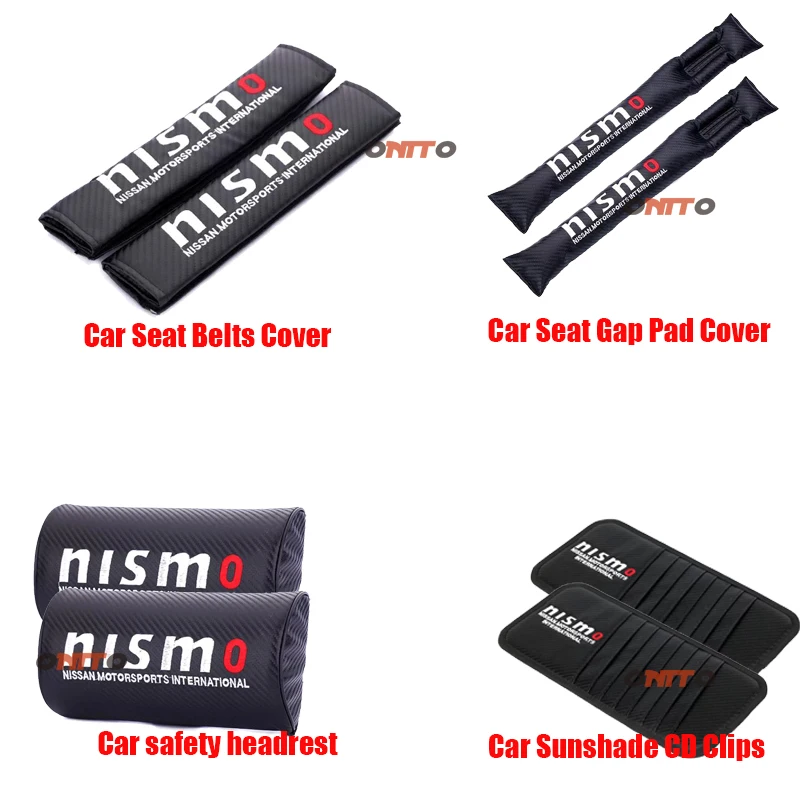 Mouldings nismo Car Seat Gap Pad / safety headrest / Seat Belt