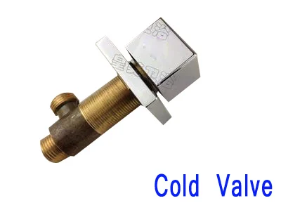 Латунный Смеситель для ванны переключатель горячей или холодной воды Ванна Боковая ручка клапан кран аксессуары 1 шт - Цвет: Cold Valve A