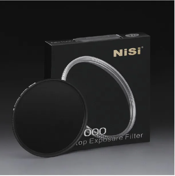 NiSi 82mm ND1000 Ultra Thin Neutral Density Filter 10 Stop for Digital SLR Camera ND 1000 82 mm Slim Lens Filters nisi obscuration nd2000 67 72 77 82mm ultra thin neutral density nd4 0 gray mirror filter lens pen