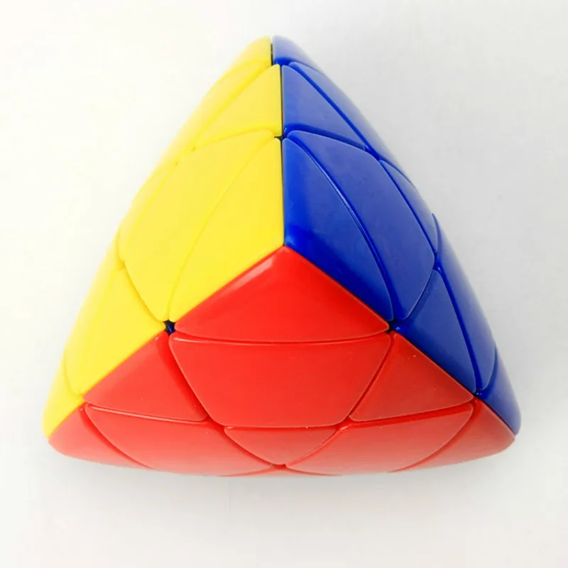 

Shengshou Four Color Rice Dumpling cube Rice Dumpling 3x3 Magic Cube Puzzle Professional Stickerless Cube Brain Teaser Toy