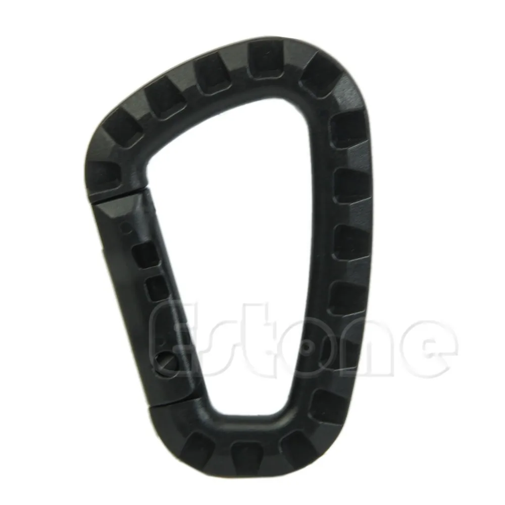 1pc Distinctive Carabiner Hook Snap Keychain Outdoor Tactical Tool Backpack Gear Nice Gifts