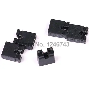 

1000PCS 2.54mm Standard Circuit Board Jumper Cap Shunts Short Circuit Cap Computer Jumpers Shunt Cap