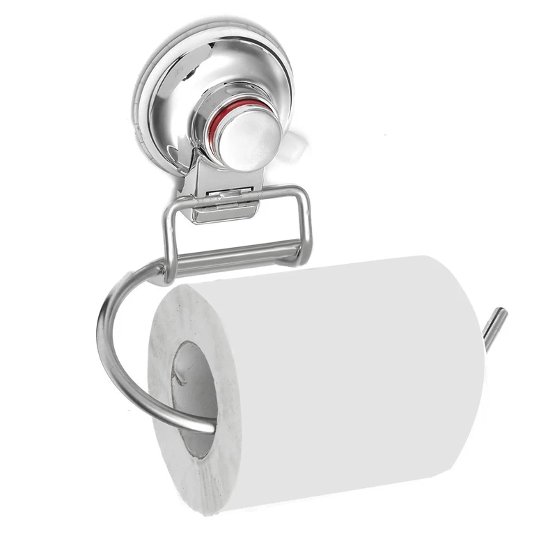 Mayitr Stainless Steel Paper Holder Bathroom Toilet Paper Roll Tissue Holder Rack with Suction Cup For Bathroom fixture Tool Mayitr Stainless Steel Paper Holder Bathroom Toilet Paper Roll Tissue Holder Rack with Suction Cup For Bathroom fixture Tool