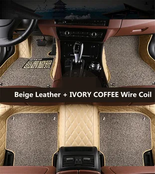 

Auto Floor Mats For LEXUS GX400 GX460 2010-2013 Foot Carpets Car Step Mat High New Quality Embroidery Leather Wire coil 2 Layer