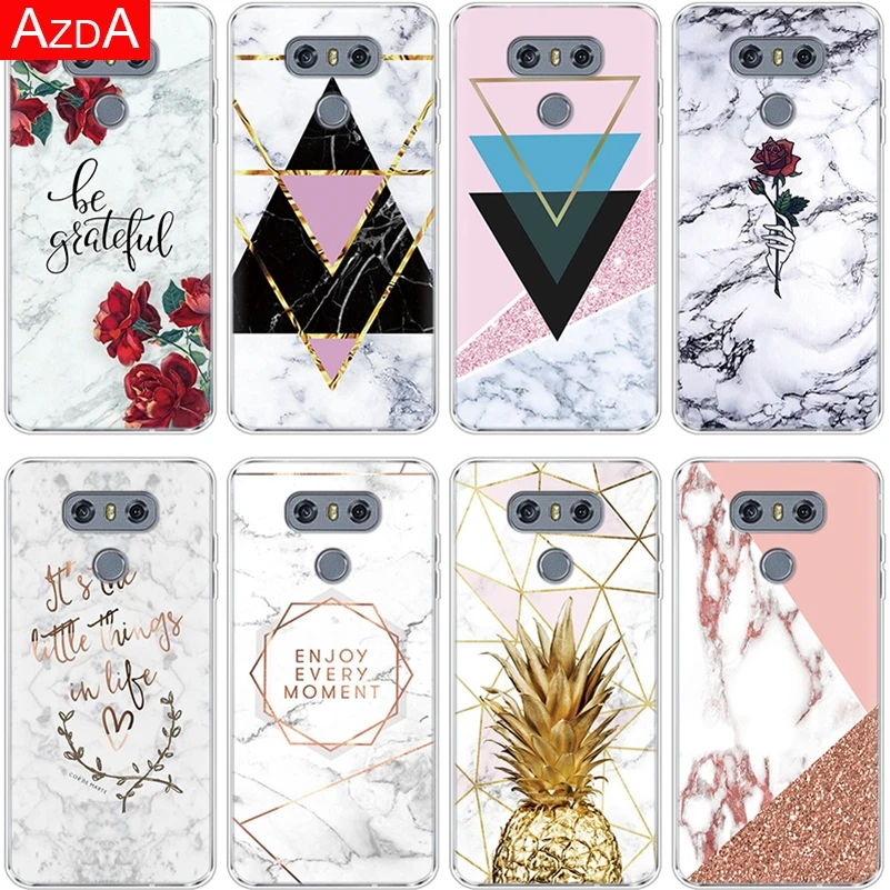 

Soft TPU Back Cover For LG Q6 Q7 G4 G5 G6 G7 K4 K8 2018 K10 2017 K5 K11 Plus Nexus 5X V20 V30 X Power 2 Marble Print Phone Case