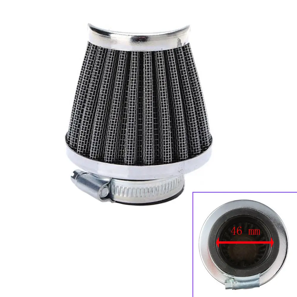 EE support 46MM Motorcycle Motor Power ATV Scooter Air Intake Filter Replacement XY01in Air