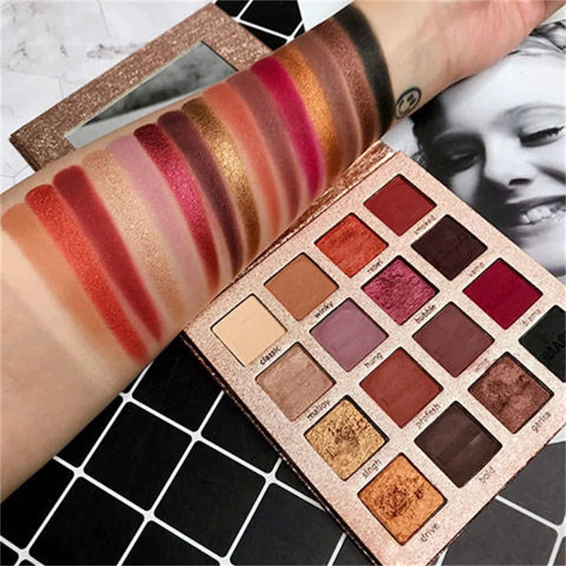 

NEW Arrival Charming Eyeshadow 16 Color Palette Make up Palette Matte Shimmer Pigmented Eye Shadow Powder Free shipping