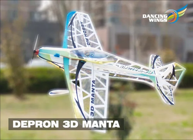 depron manta airplane model 3d 800mm f3a indoor flyer rc in rc free mini foam flyer
