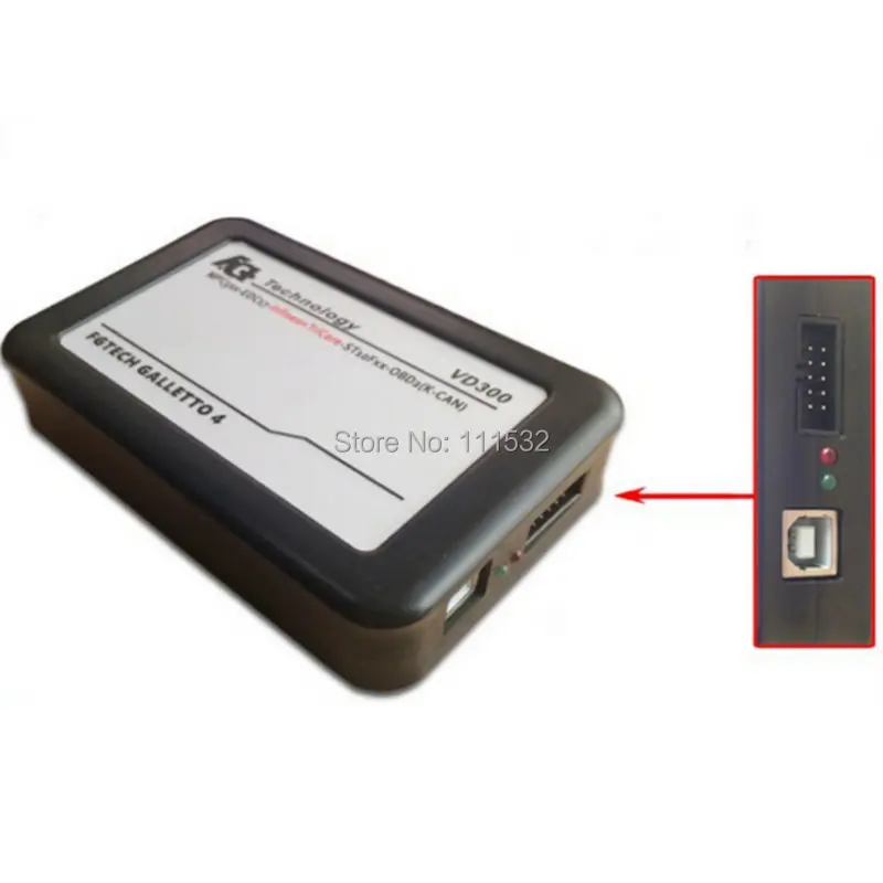 Последняя VD300 V54 FGTech galletto 2 Master v54 FG Tech BDM-три основных-OBD с функция BDM+ USB ключ