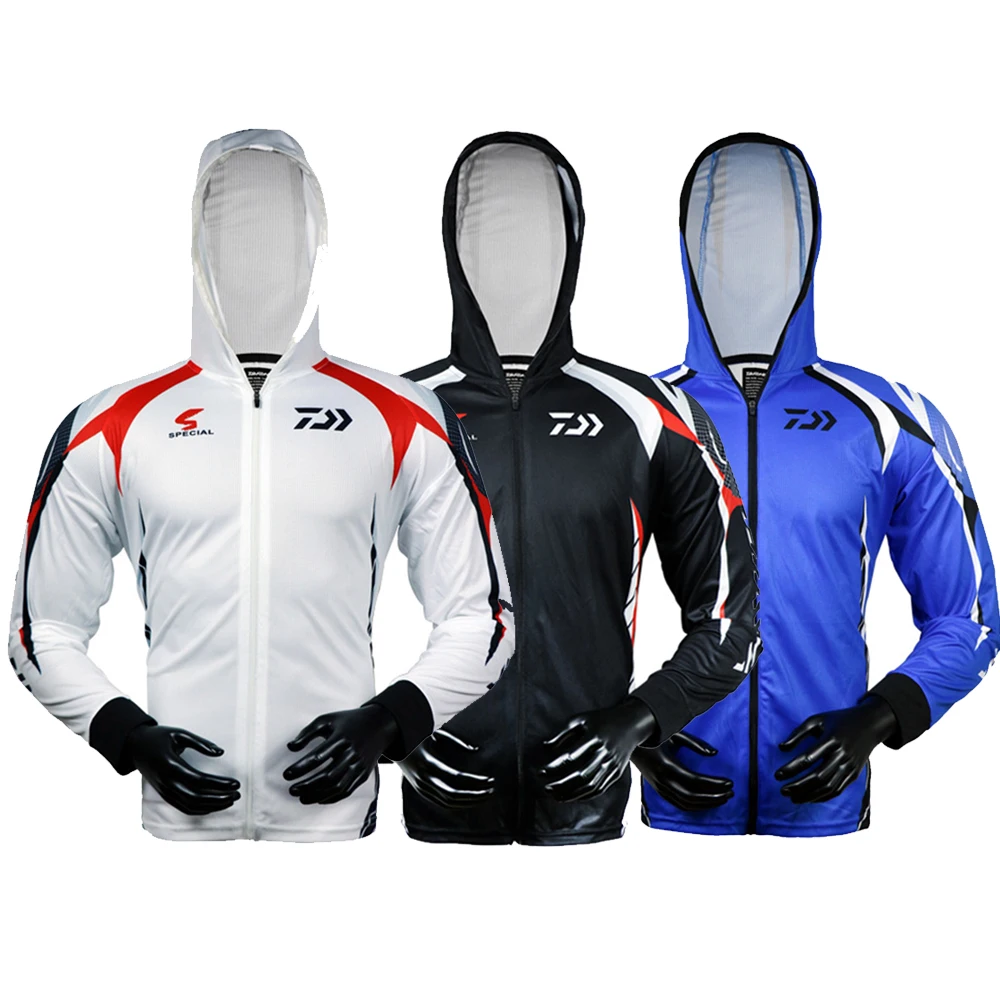 

Male Hoodie Fishing Cycling Jersey Coat Long Sleeves Shirt Cloth Quick Dry Outdoor Sports Clothing