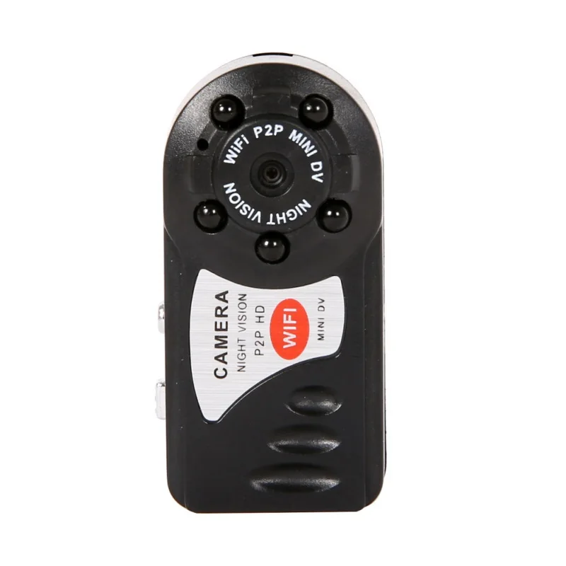 Мини камера Q7 480P Wifi DV DVR Беспроводная с шестью лампочками мини видеокамера