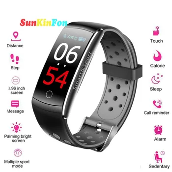 

U06 Full View HD Color Screen Smart Wristband Bracelet Dynamic Heart Rate Blood Pressure Oxygen Smart Band for iPhone X 8 Plus