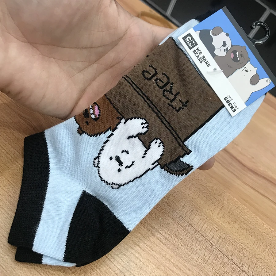 

Anime We Bare Bears cosplay anklet Socks Short Sock Photoreal Crew Stockings