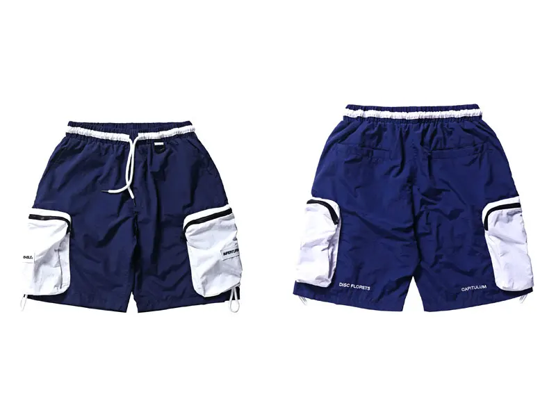 Zipper Pockets Cargo Baggy Shorts 2