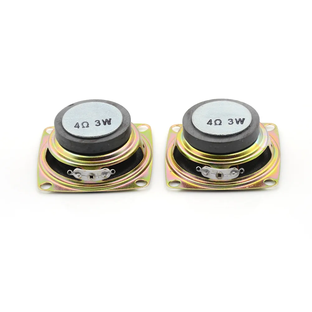 2pcs/lot 2 Inch 4 Ohm 3W 52MM DIY Mini Stereo Box Accessories Multimedia Speaker Audio Speaker Full Range