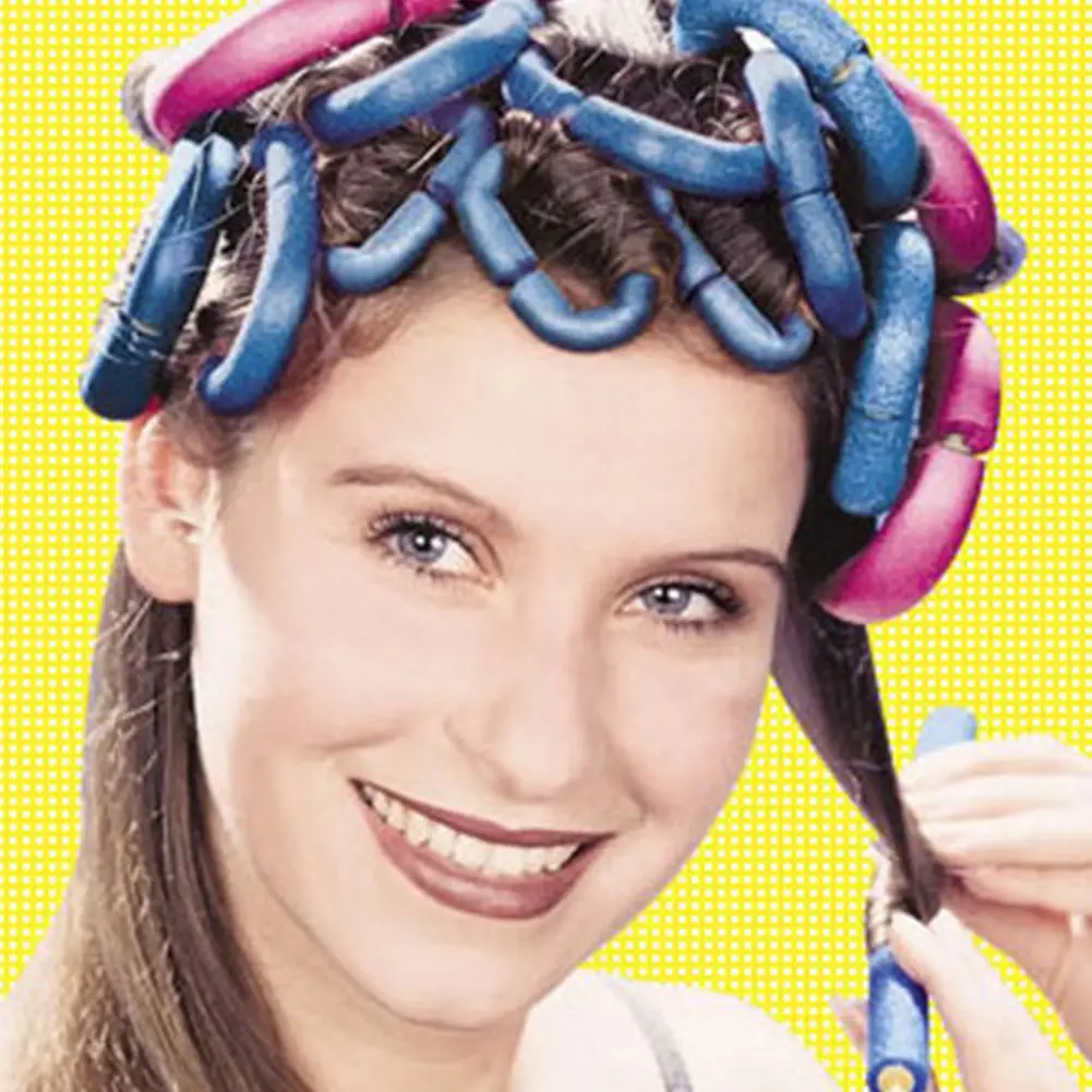 

12 Pcs/Set Hair Curler Magic Air Hair Roller Curling Sticks 16cm long Soft Foam Twist Flexi Rods Hair DIY Styling Tool for Women