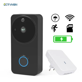 

CTVMAN Outdoor Video Doorbell Wireless Video Door Phone HD 720P Eletronic Wifi Video Intercom PIR Alarm Security Doorphone