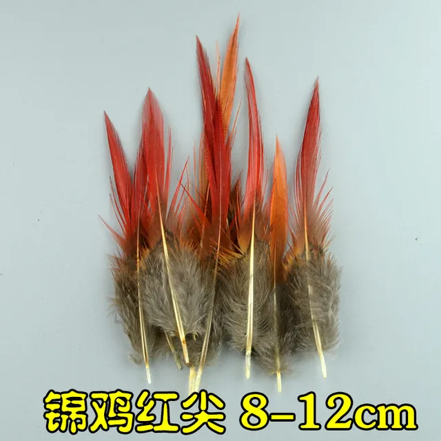 New 50pcs Beautiful Natural Rooster birds feathers peacock plumas de ...