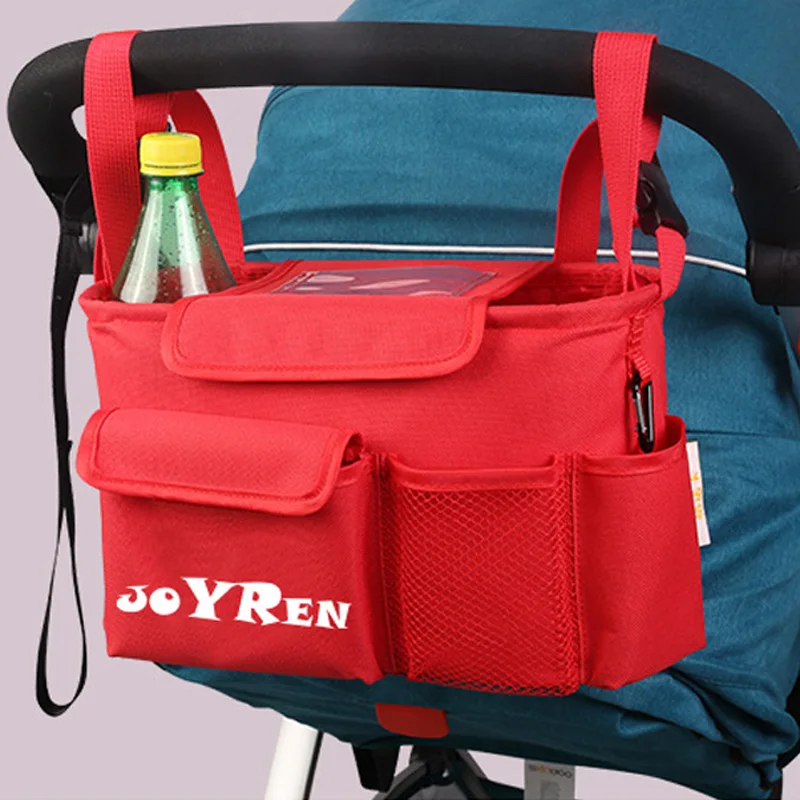 Baby Stroller Mommy Bag Pram Carriage Organizer Polyester Storage Bag for Bottle Baby Diaper Toy