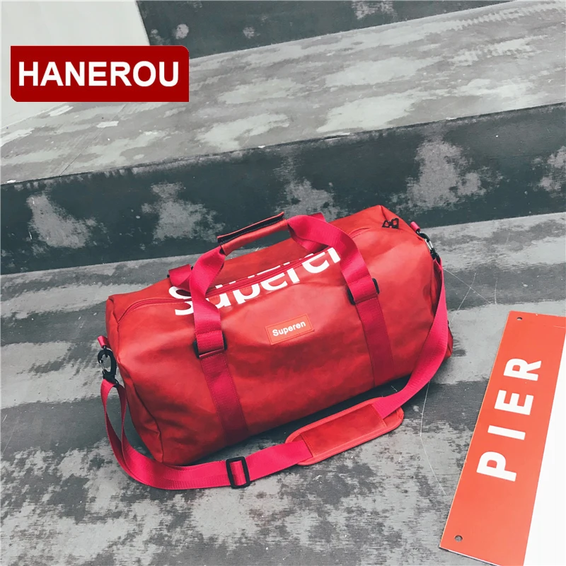 

Men Women PU Leather Travel Bags Women Large Capacity Totes Carry On Luggage Bags Luxury Duffel Bag Large Weekend Bag Overnight