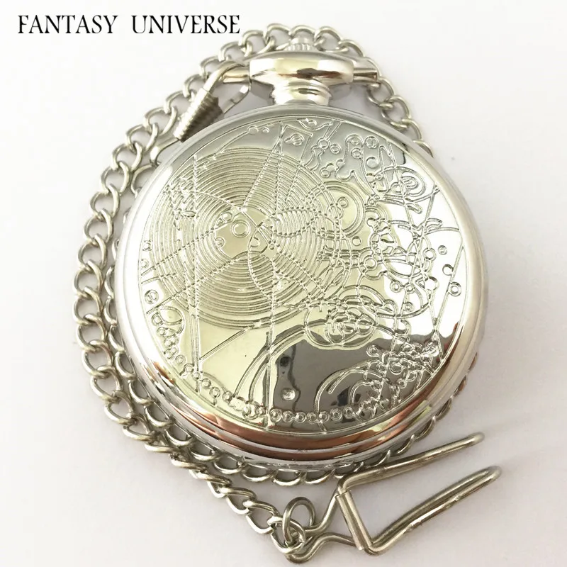 

FANTASY UNIVERSE Free shipping wholesale 20PC a lot Doctor Who pocket Watch necklace HRAAA08