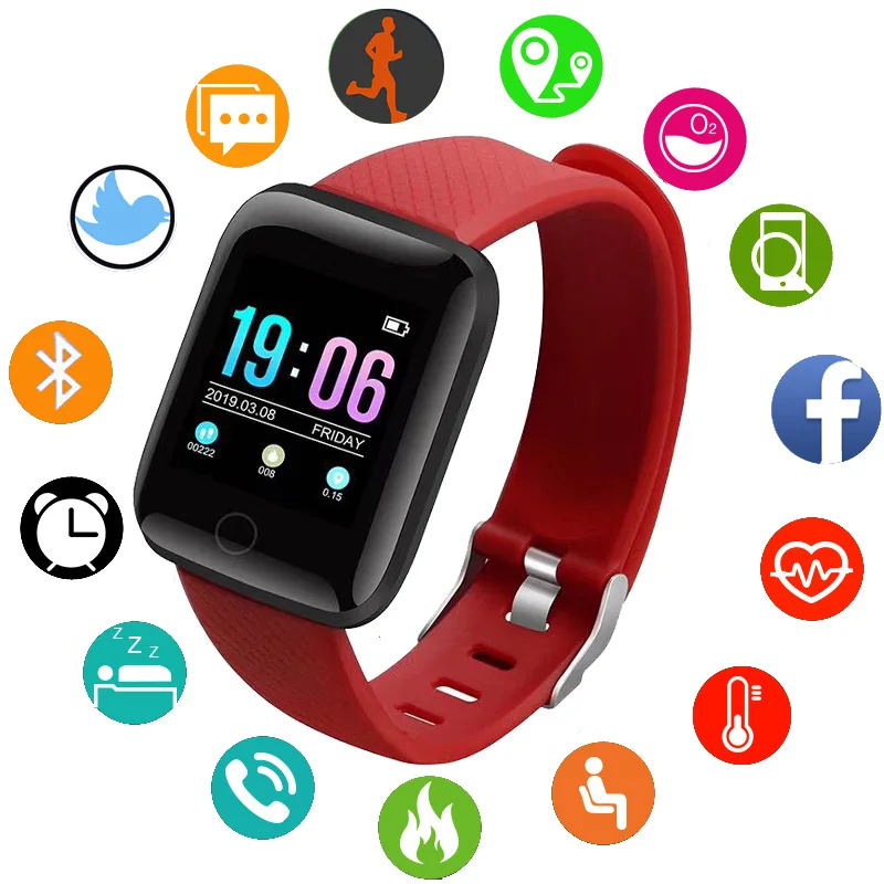 

2019 Smart Fitness Bracelet Men Pedometer Blood Pressure Monitor Smart Wristbands Fitness Tacker For Android IOS Phone