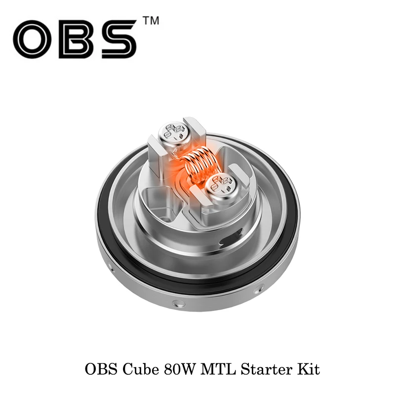 Электронная сигарета OBS Cube MTL 80 Вт стартовый набор 3000 мАч встроенный аккумулятор