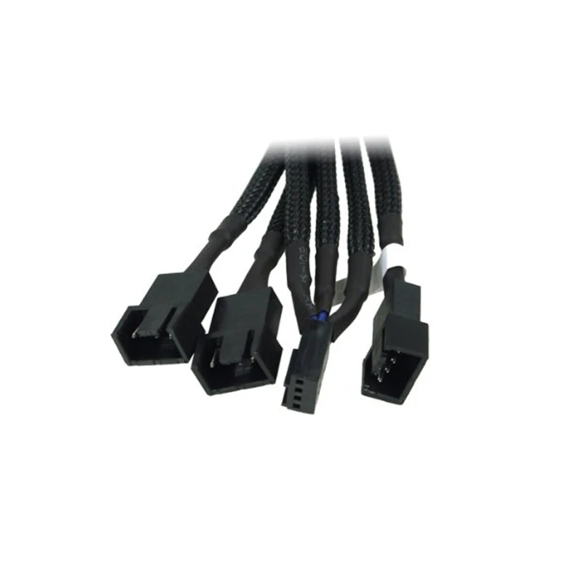 6 &quot длинными рукавами дюймов 1 до трех ( 3 ) x 4 pin TX4 шим мульти карман вентилятор