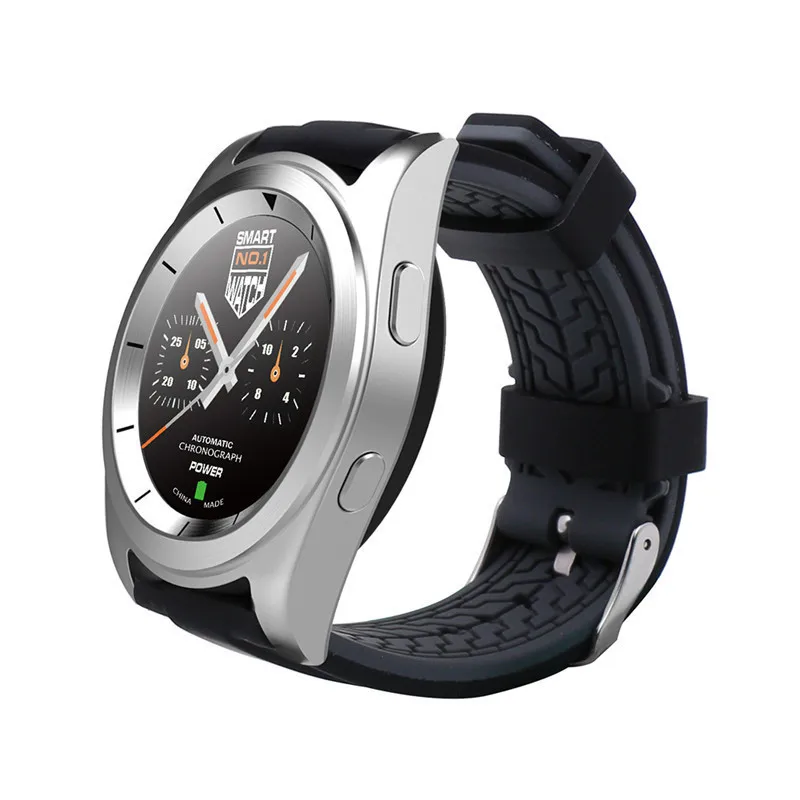 Умные часы NO.1 G6 Bluetooth 4,0 Heart Rate Monitor пульт дистанционного управления Камера будильник часы-калькулятор фитнес-трекер для IOS и Android - Цвет: Silver Silica gel