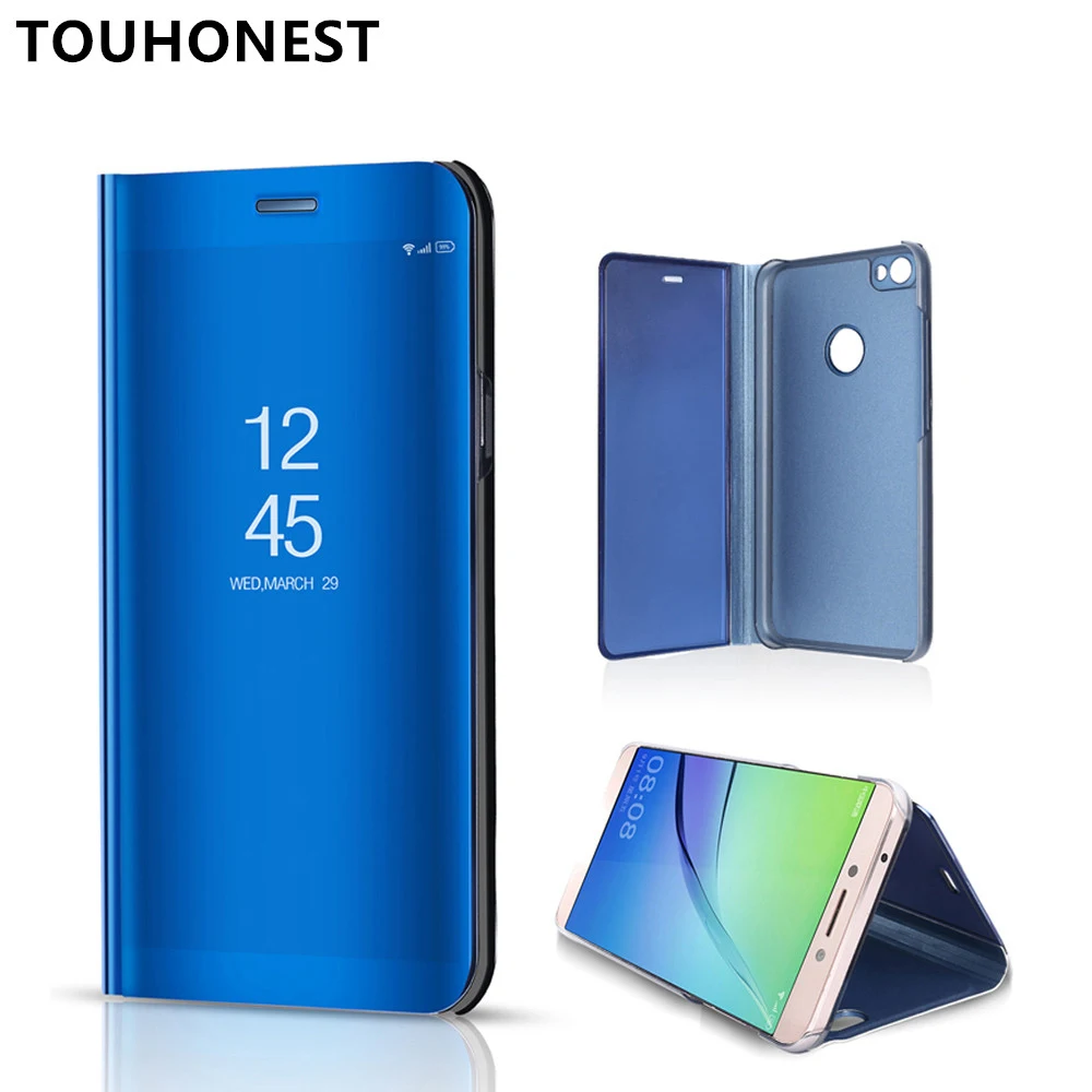 Чехол для Red mi 5 plus Note 5A Prime 4X 3 4 X Smart rror прозрачный чехол с откидной крышкой Xiaomi A1 x 2