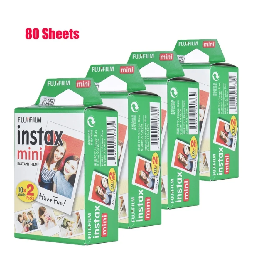 Пленка Fujifilm Instax Mini 10-100 лист для Fujifilm Instax Mini 7s 8 25 90 9 Instax camera Mini 8 9 пленка с фотоальбомом - Цвет: 80 pcs