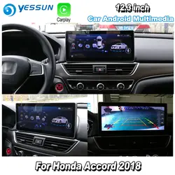 YESSUN для Honda Accord для 2018 автомобилей Android Carplay gps Navi карты навигации игрока Радио стерео Мультимедиа HD Экран без CD DVD