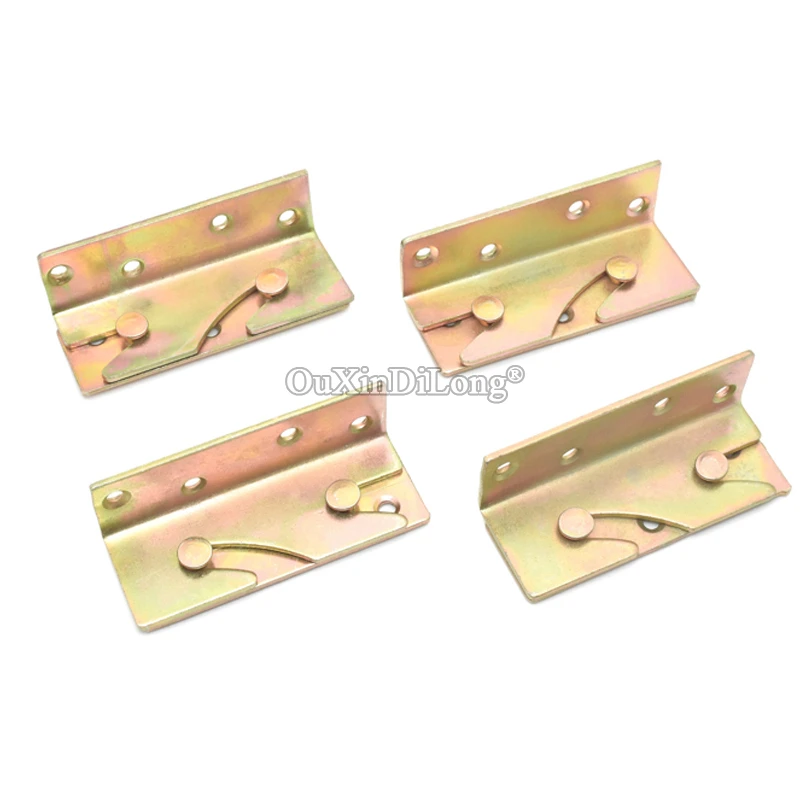 Hebillas para colgar muebles de alta resistencia, soportes placa de de inserción de riel de cama, de hebilla de cama ocultos, accesorios de conexión, 12 Uds.|Soportes| - AliExpress