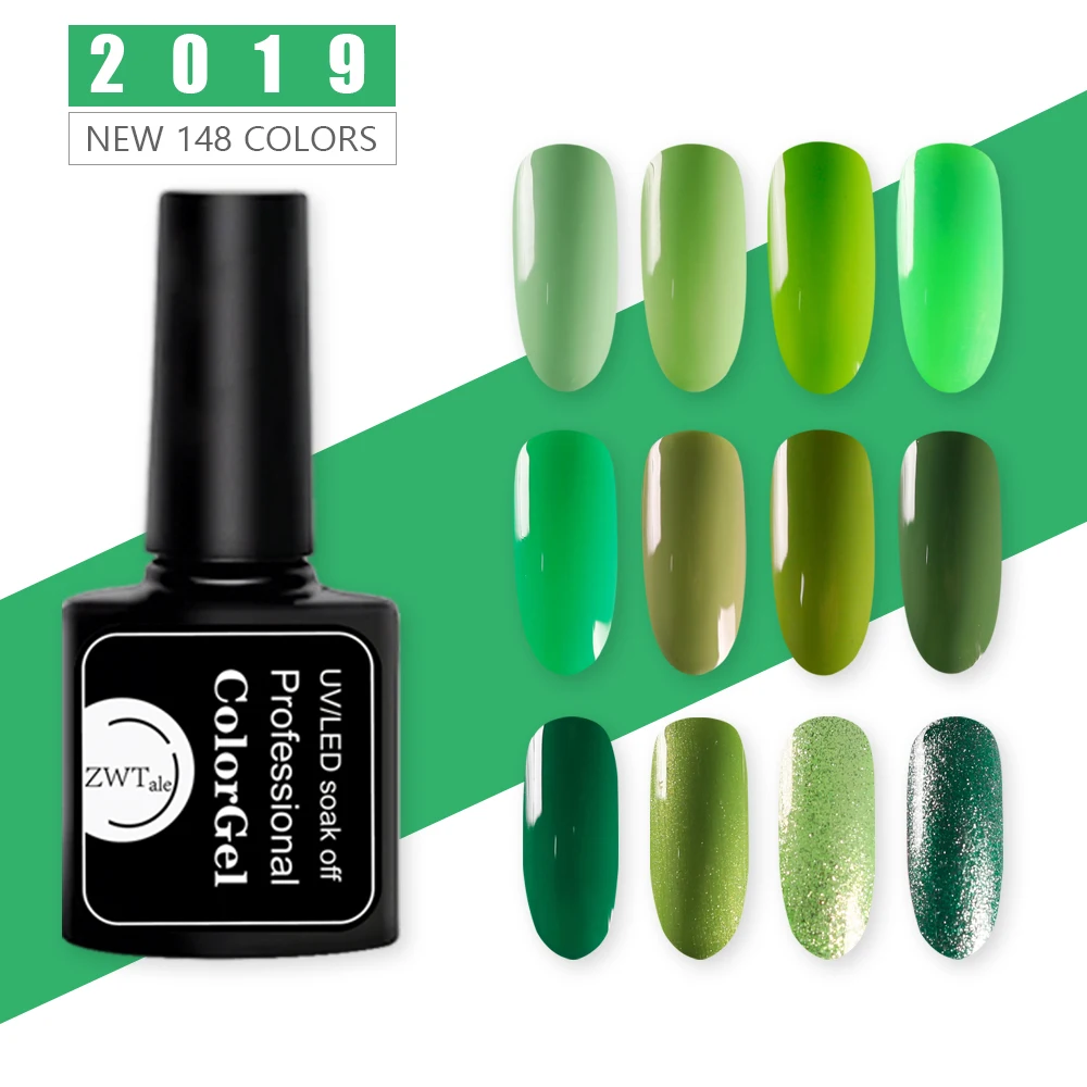 

ZWTale 2019 New Arrival Primer Gel Varnish Soak Off UV LED Gel Nail Polish Base Coat No Wipe Top Color Gel Polish
