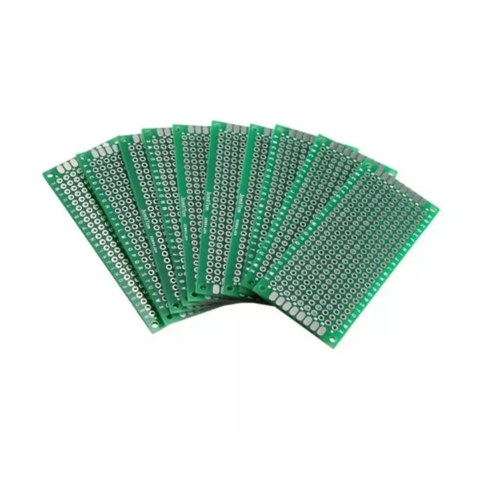 40pcs PCB Boards FR-4 2.54mm Double-sided Prototype Tinned Printed Circuit Board
