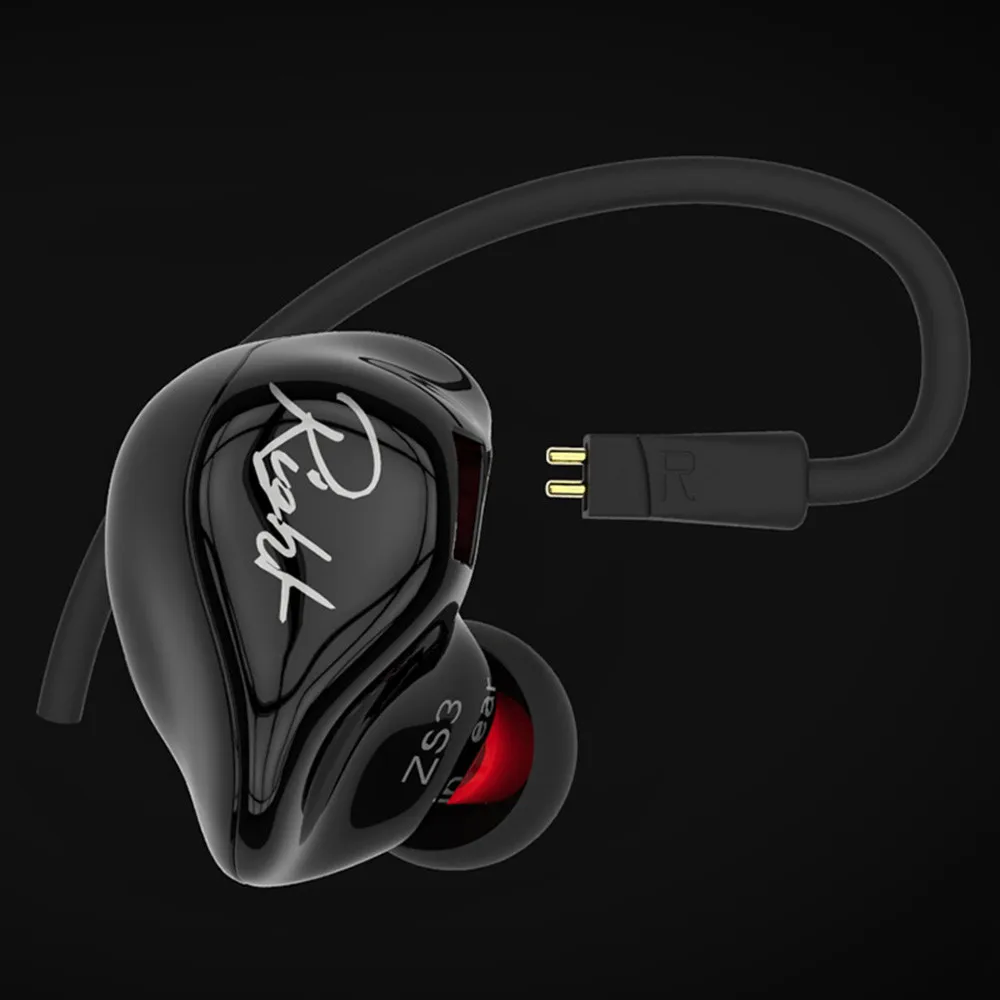 KZ ZS3 Универсальный носить в ухо наушник двойной бас Hi-Fi наушники гарнитура для телефона iphone Высокое качество 0J Прямая доставка