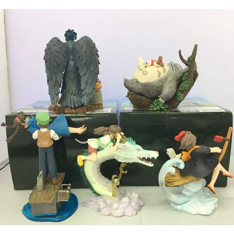 5 шт./компл. аниме Miyazaki Hayao Tonari no Laputa замок небо спасенная фигурка Коллекционная