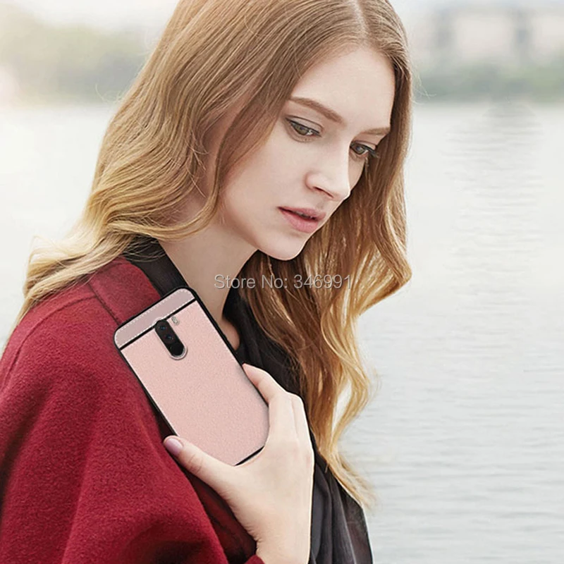 Чехол Smile для Xiaomi Pocophone F1 роскошный мягкий черный силиконовый чехол 6 18 дюйма BC с