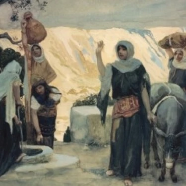 The Women at the Well  James Tissot (1836-1902/French) Poster Print (18 x 24)