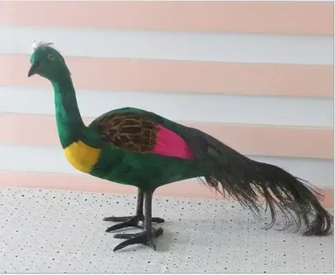 

WYZHY simulation peacock model feast props simulation feather table model decoration 30CMX33cm