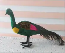 WYZHY simulation peacock model feast props simulation feather table model decoration 30CMX33cm beggar s feast