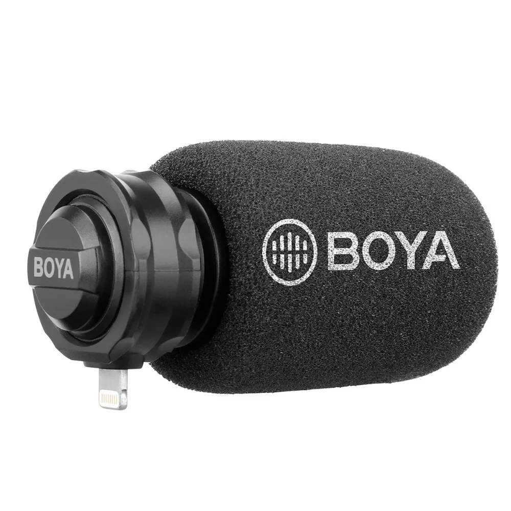 

BOYA BY-DM200 Microphone for iPhone Digital Stereo Lightning Microphone Superb Sound for IOS Recording for iphone 7 8 x plus