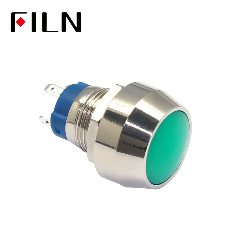 12mm Metal Lock Latching Push Button Switch LED Light Lamp Illumination 12V Waterproof Car Auto Engine PC Power Start (2)