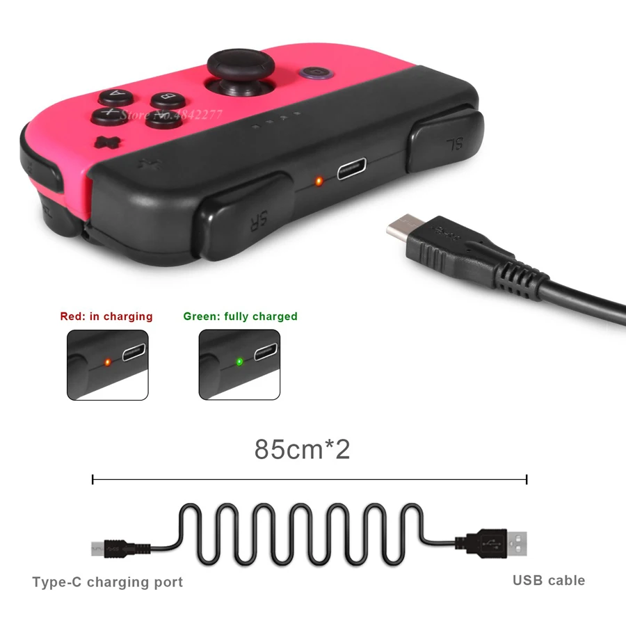 Rend Switch 2 мини зарядная док-станция контроллер Joy-con USB ручка зарядное устройство 2 кабеля Nintendo doswitch игровые аксессуары