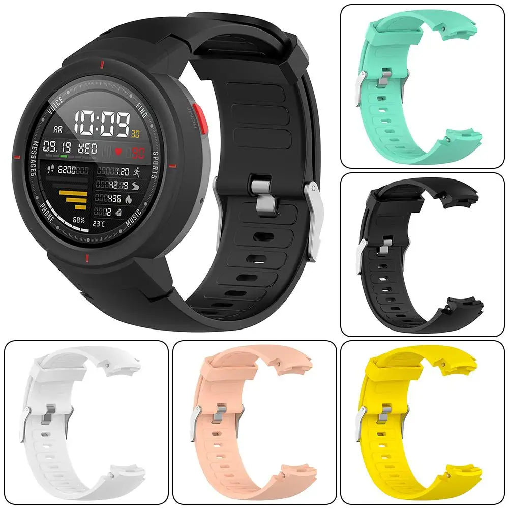 

Smart Watch Silicone Band Replacement Smart Watch Strap For Amazfit Verge Silicone Strap Wrist Strap Replacement Strap